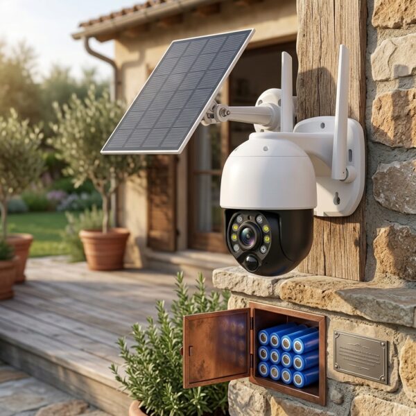 Caméra solaire extérieure wifi batterie