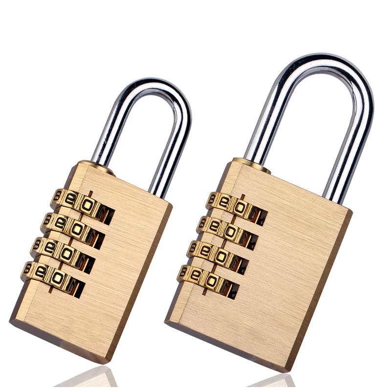 cadenas à code de sécurité en laiton massif, serrure à combinaison