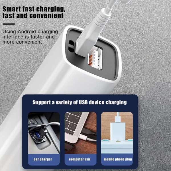 lampe torche mini tactique LED 2 en 1 9990000LM, batterie externe Ultra lumineuse