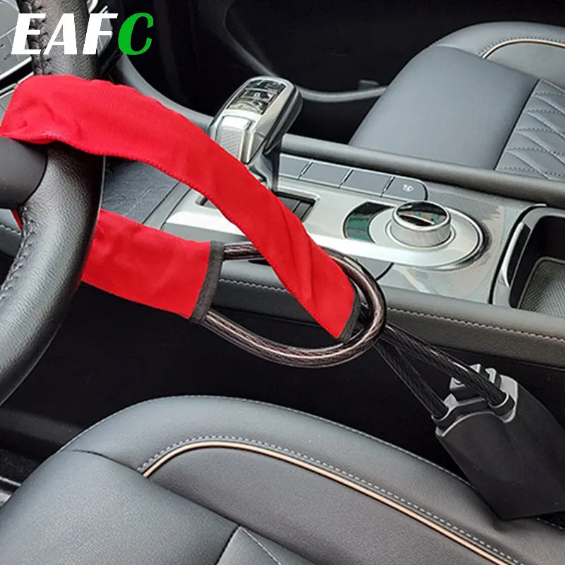 antivol voiture ceinture de sécurité antivol universelle pour volant de voiture