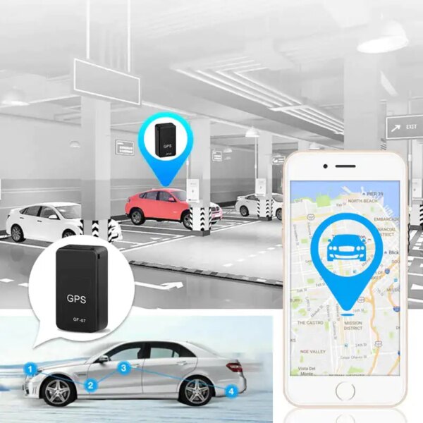 antivol voiture Mini localisateur GPS magnétique, localisateur de voiture en temps réel
