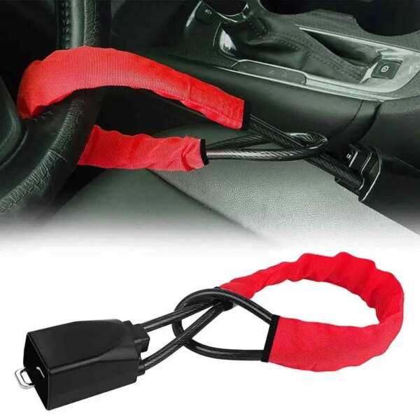 antivol voiture Verrou universel pour volant de voiture, haute sécurité