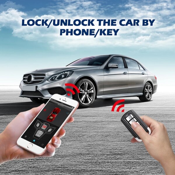 antivol voiture Système d'alarme de voiture intelligent, sans clé