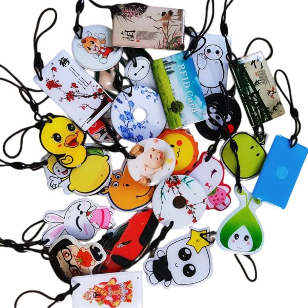 etiquette rfid vierge inscriptible 125KHz EM4305 T5577, étiquette de clé