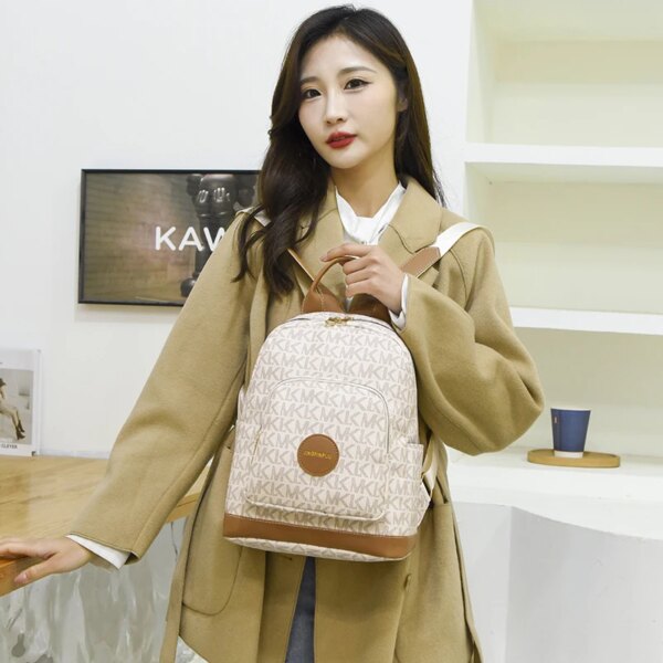 Sac a dos antivol rétro imprimé pour femmes, grande capacité, Anti-vol et anti-éclaboussures