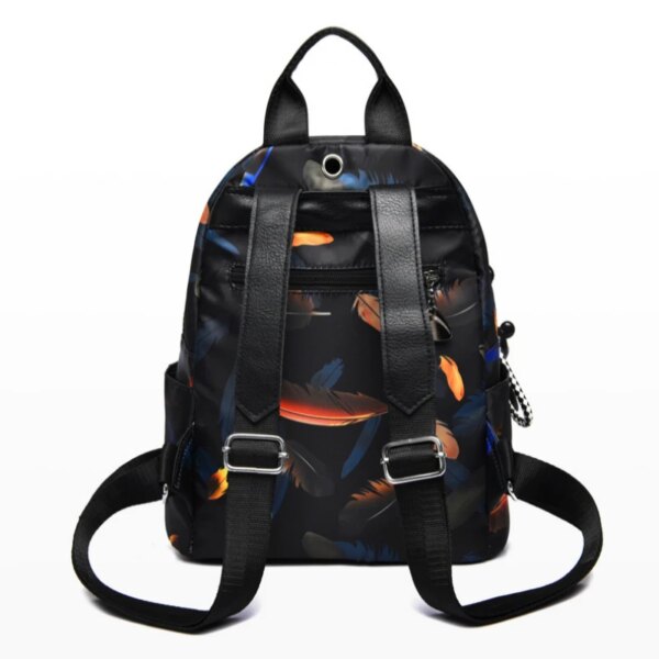 Sac a dos antivol imprimé papillon pour femmes