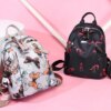 Sac a dos antivol imprimé papillon pour femmes