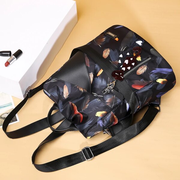 Sac a dos antivol Oxford étanche pour femmes, 2022, Anti-vol à la mode