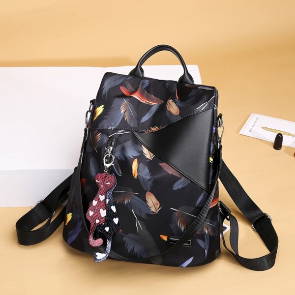 Sac a dos antivol Oxford étanche pour femmes, 2022, Anti-vol à la mode