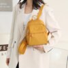 Mini Sac a dos antivol en nylon imperméable antivol pour femme, petit sac à dos de bureau