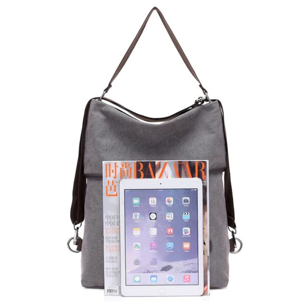 10974-4db974.jpg Sac a dos antivol grande capacité pour femmes, sac à livres en toile, étanche, antivol