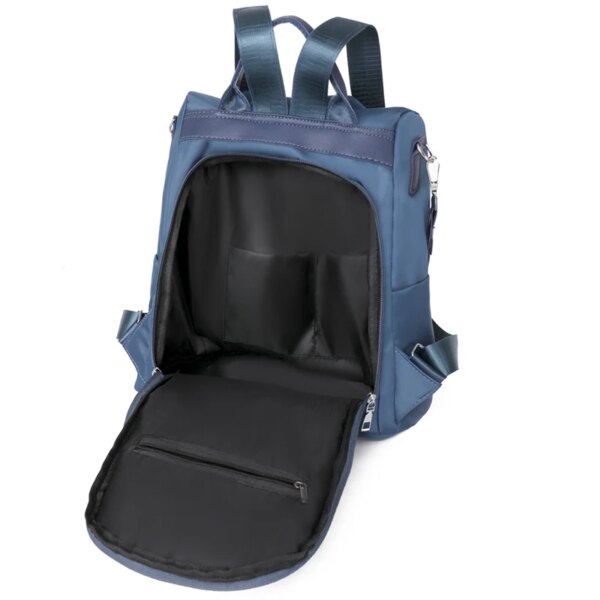 Sac a dos antivol en tissu Oxford à fleurs pour femmes, grande capacité
