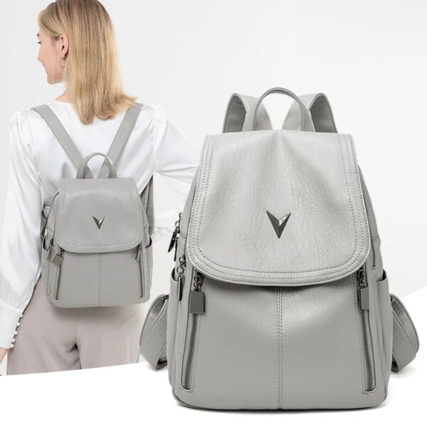 11019-64c18f.jpg Sac a dos Vintage en cuir véritable pour femmes