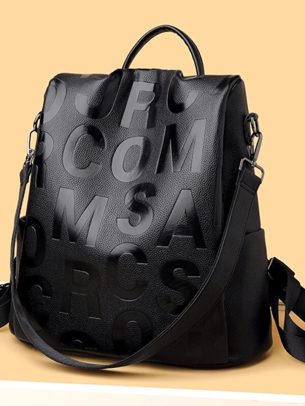 11040-2a755a.jpg Sac a Dos antivol pour femmes, tendance, en cuir souple de bonne qualité