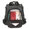 Sac a Dos antivol pour femmes, tendance, en cuir souple de bonne qualité