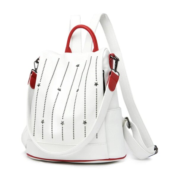 Sac a dos antivol Fashion Star pour filles, sac à dos antivol pour femmes, sacs à dos en cuir souple