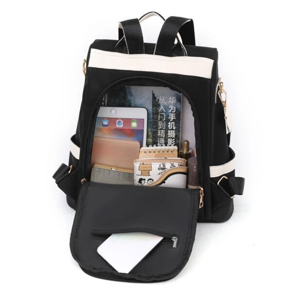 Sac antivol bandoulière de voyage à la mode, sac à dos étanche résistant à l'usure