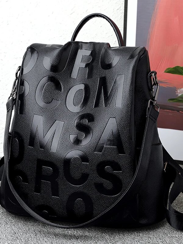 11192-772504.jpg Sac a dos antivol pour femmes, en cuir souple de haute qualité