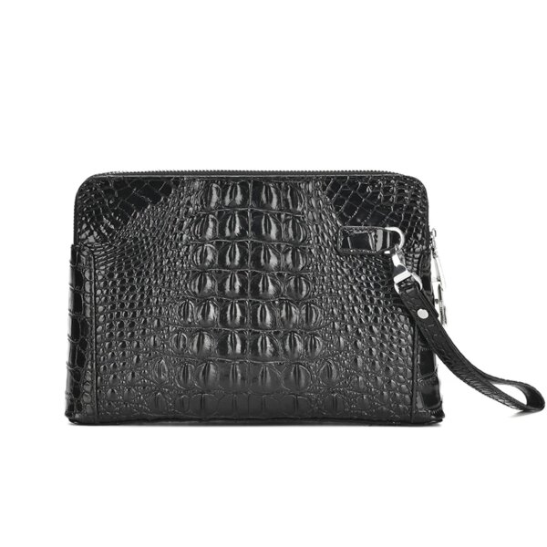 Sac Antivol à main à motif crocodile pour hommes, pochette de jour rétro décontractée