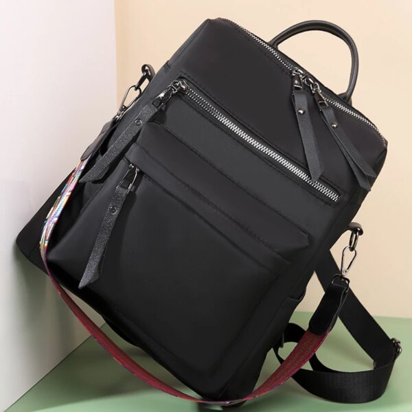 Sac Antivol à dos Oxford étanche pour femmes, sacs à dos antivol