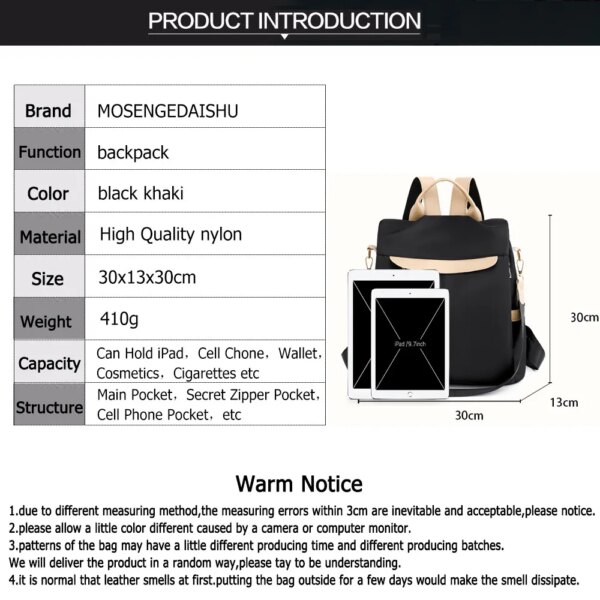 11373-bd38af.jpg Sac a dos antivol pour femmes, sacs d'école décontractés pour adolescentes