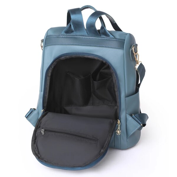 Sac a dos antivol Vintage en cuir souple pour femmes, de luxe, de haute qualité