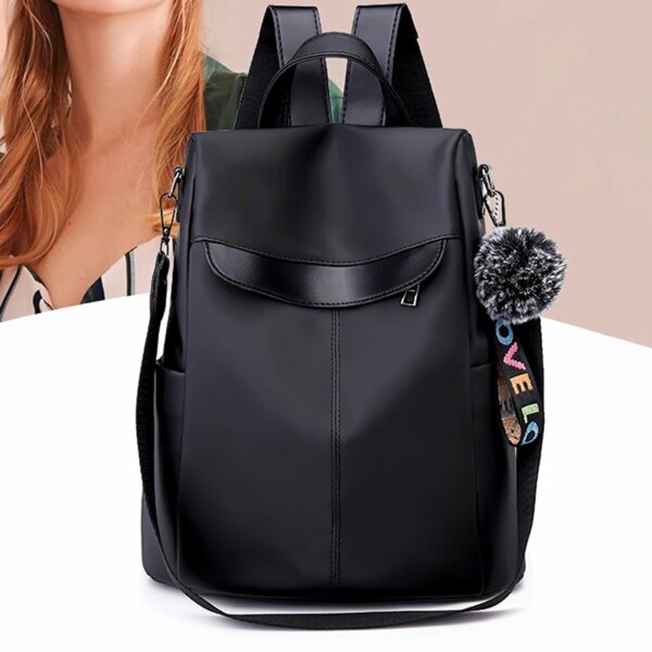 Sac a dos Anti-vol pour femmes, sacoche d'école légère pour adolescente