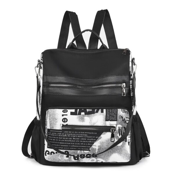 Sac antivol pour femmes, sac à dos à épaule vert à la mode pour adolescentes