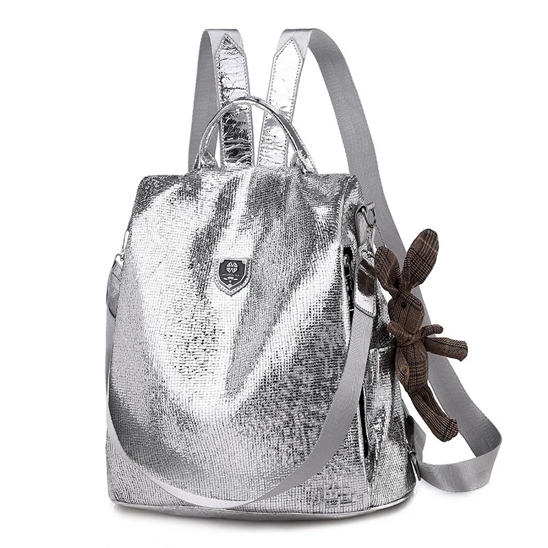 Sac Antivol à dos en cuir PU pour femmes, décontra
