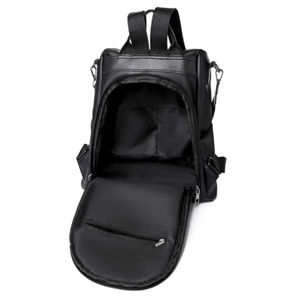 Sac a dos antivol pour femmes, avec lettres imprimées à la mode