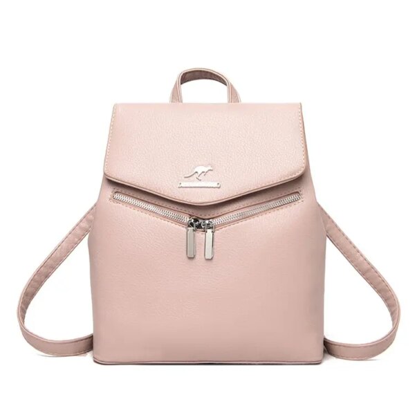 Sac Antivol à dos de styliste Anti-vol pour femmes, en cuir PU de bonne qualité