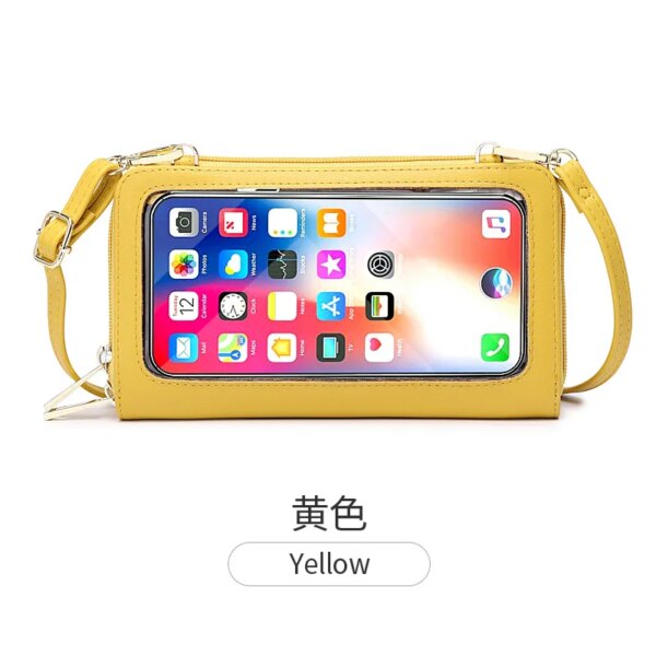 Sac Antivol à main à bandoulière en cuir PU pour femme