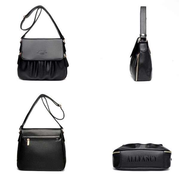 Sac Antivol à bandoulière en tissu avec LOGO Simple pour femmes, sac de loisirs de grande capacité