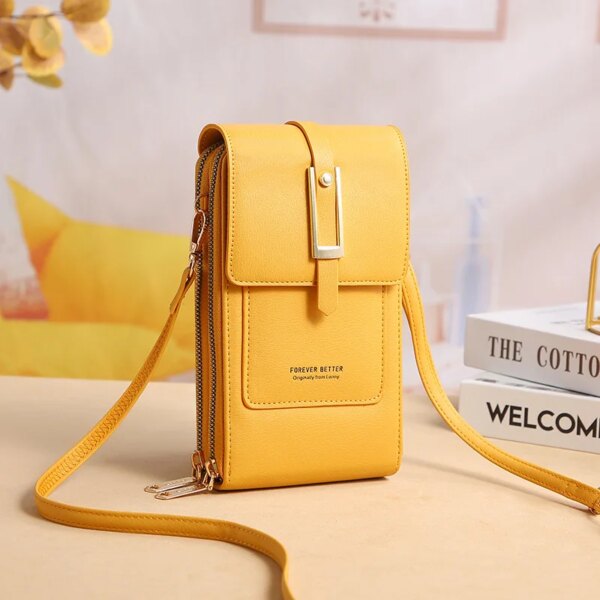Sac Antivol à bandoulière tendance 2025 pour femmes, sacoche pour téléphone avec écran tactile