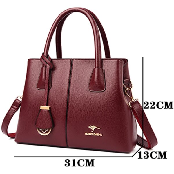 Sac antivol bandoulière de grande capacité, résistant à l'usure