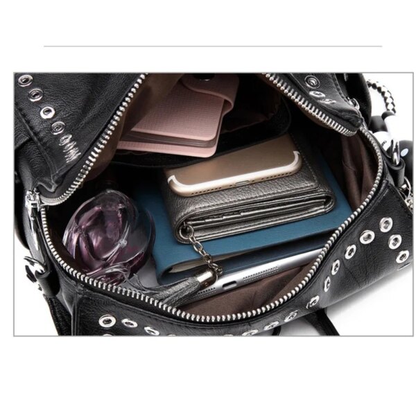 Sac a dos Antivol en cuir véritable pour femmes, sac à dos de voyage antivol pour adolescentes