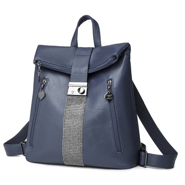 11833-de191e.jpg Sac a dos Antivol multifonction Anti-vol pour femmes, sac à bandoulière à la mode en cuir souple