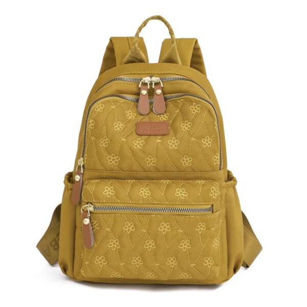 Sac a dos Antivol en velours côtelé pour femmes, sac à épaule à la mode