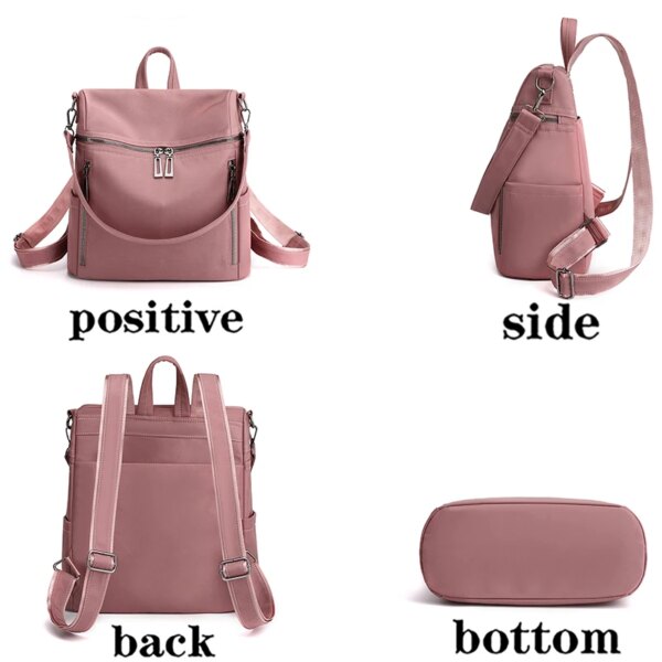 Sac a dos Antivol pour femmes, sacs à bandoulière en tissu Oxford pour adolescentes