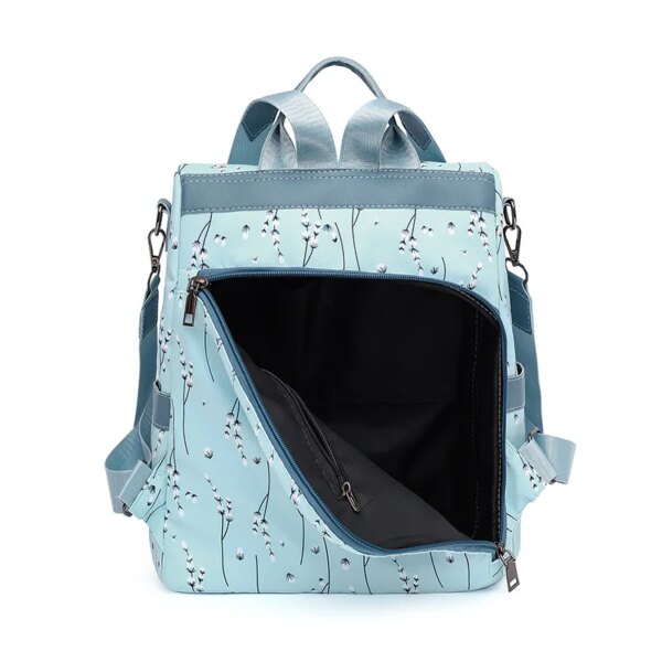 Sac a dos Antivol à fleurs violettes pour femmes