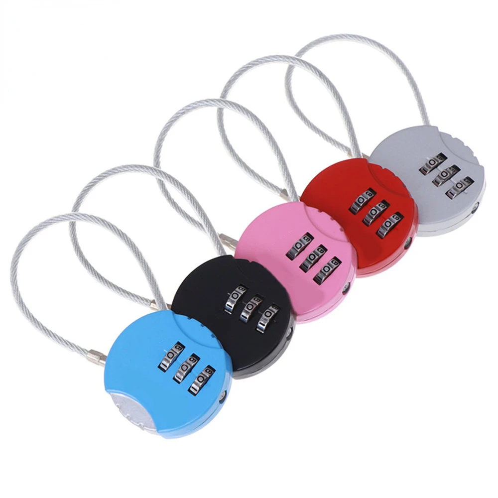 cadenas à code Serrure à code en métal avec mot de passe à 3 chiffres