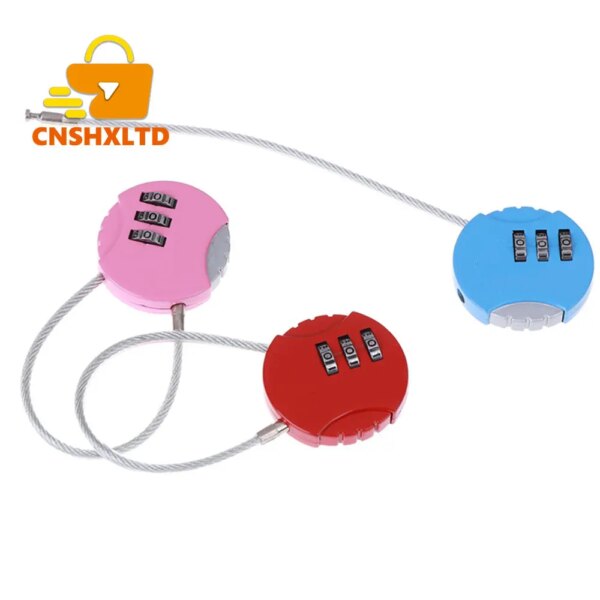 cadenas à code à combinaison de mot de passe à 3 chiffres, valise, serrure à Code métallique