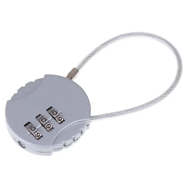 cadenas à code à combinaison de mot de passe à 3 chiffres, valise, serrure à Code métallique