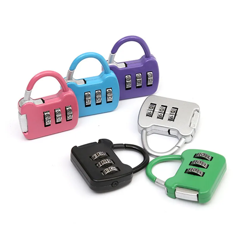 cadenas à code Mini à mot de passe en couleur, 1 p