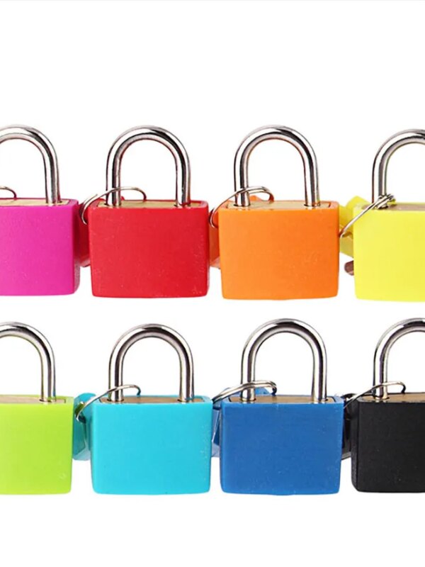 Petit cadenas à code de sécurité antivol en acier, Mini valise de voyage solide