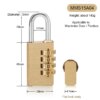 cadenas à code Serrure à combinaison 3/4 chiffres mot de passe extérieur
