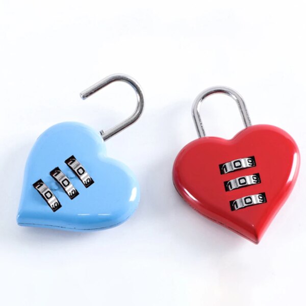 cadenas à code à combinaison de mot de passe avec 3 Mini chiffres à cadran