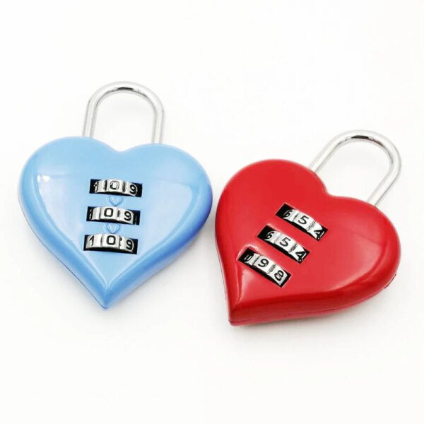 cadenas à code à combinaison de mot de passe avec 3 Mini chiffres à cadran