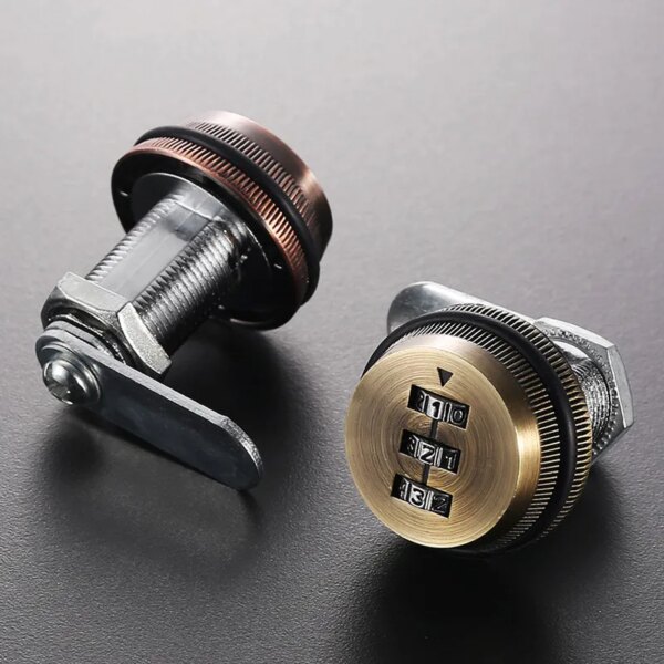 cadenas à code Verrou de boîte à mot de passe à combinaison de 3 chiffres