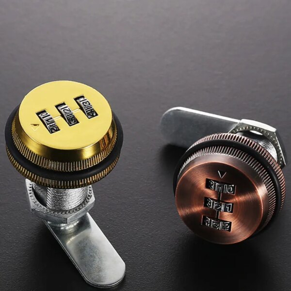 cadenas à code Verrou de boîte à mot de passe à combinaison de 3 chiffres